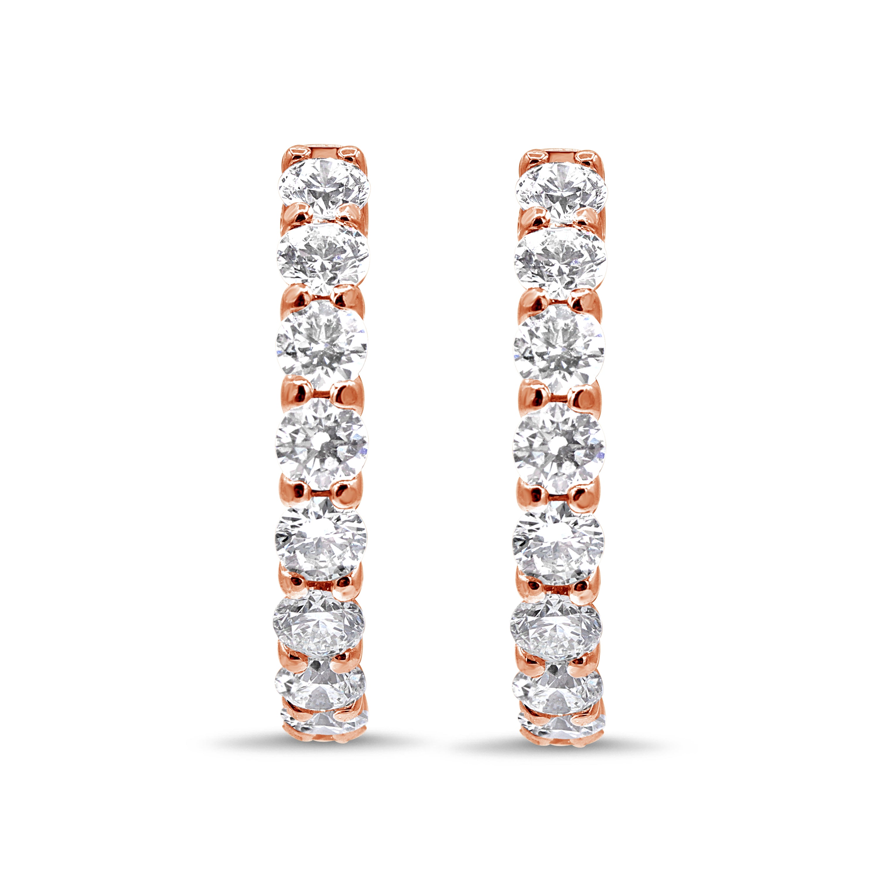 1-Inch Diamond Hoops