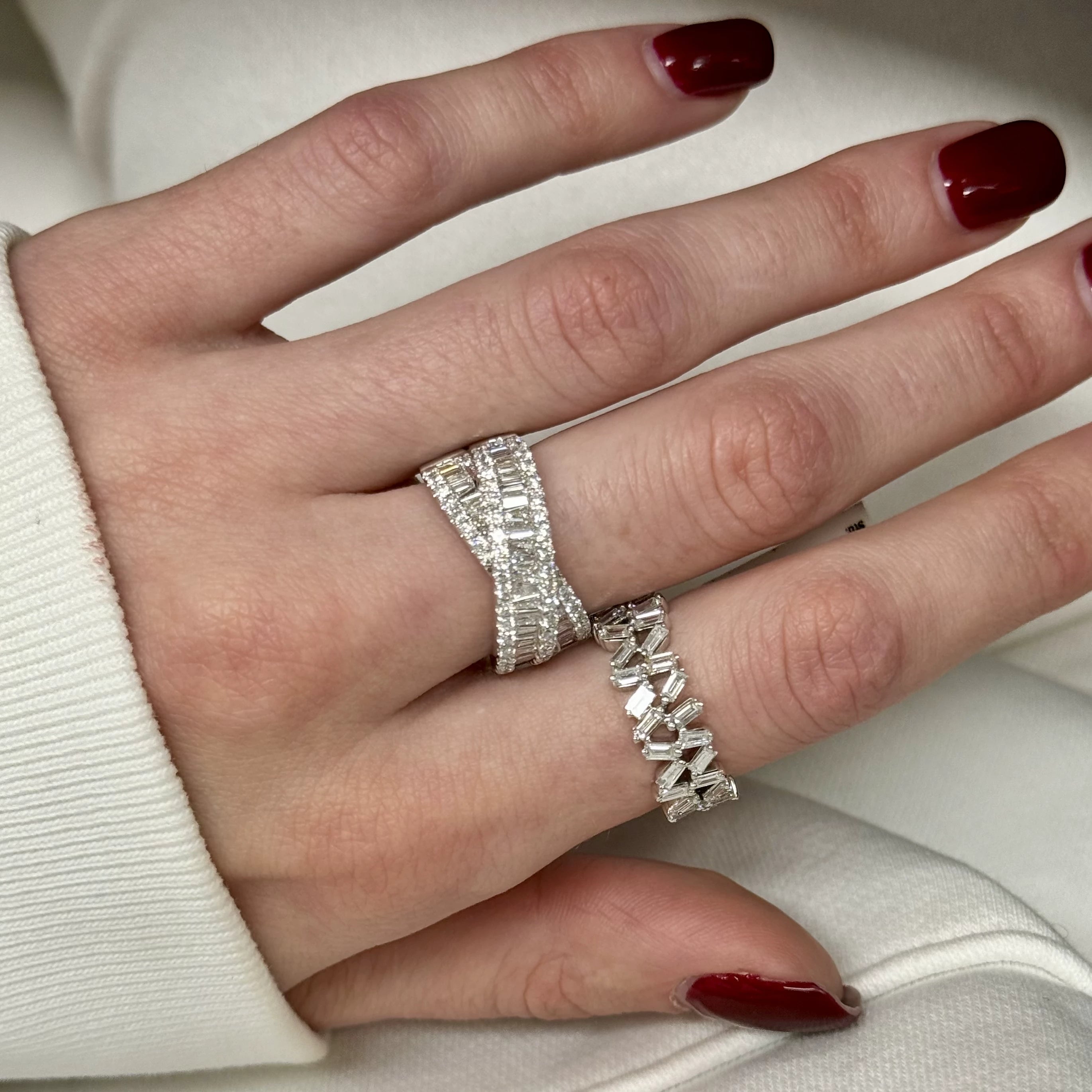 Baguette and Round Statement Ring