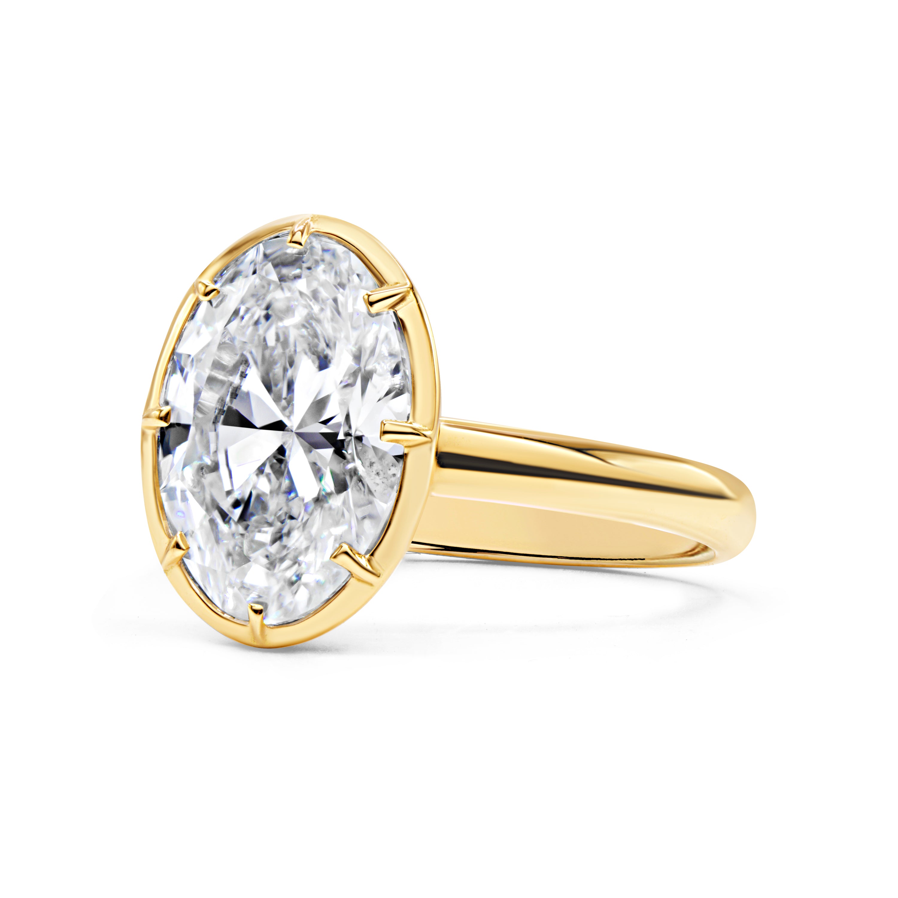 The Bezel with Prongs Ring