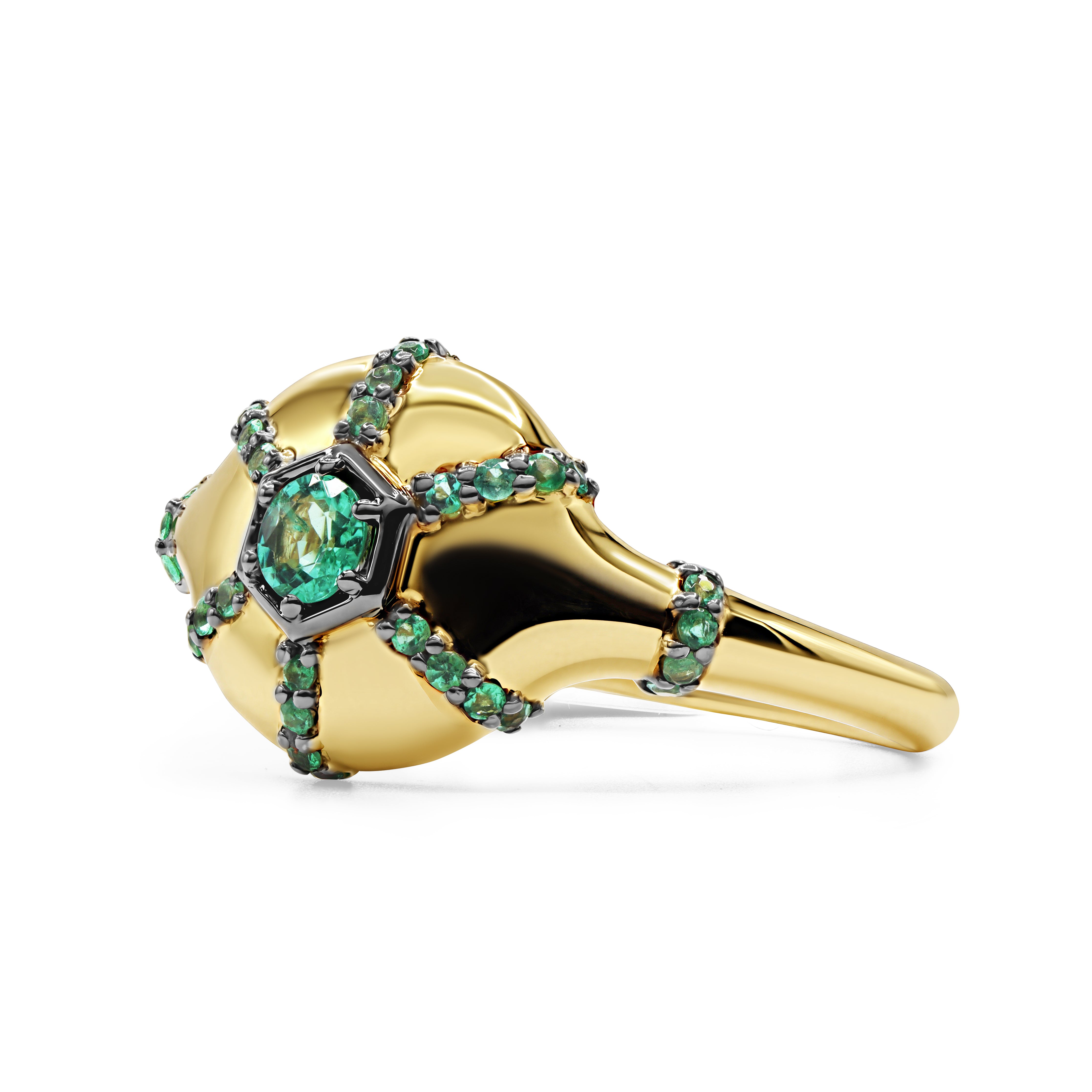 The Emerald Starburst Ring
