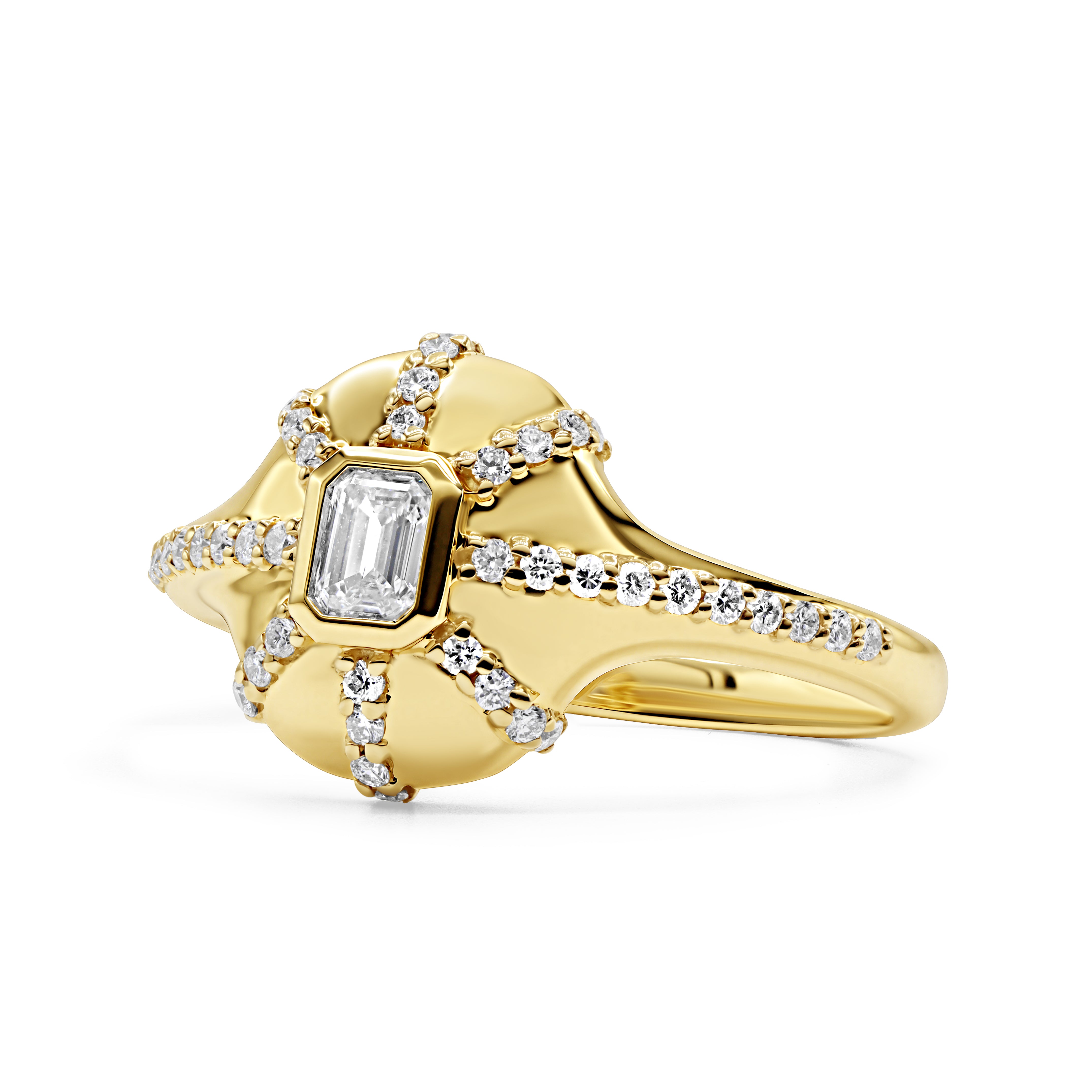 The Diamond Starburst Ring
