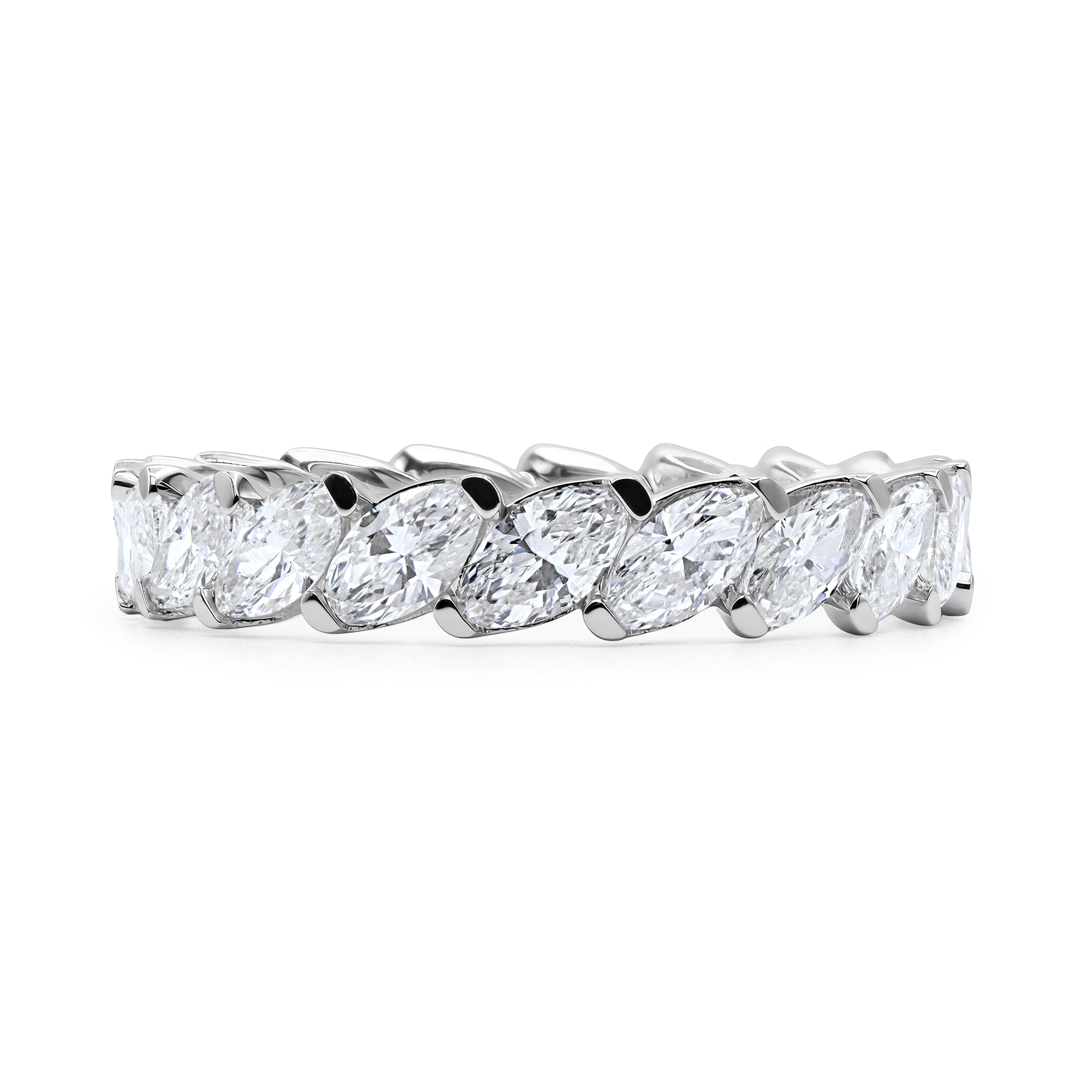 Lab Grown Marquise Diamond Eternity Band