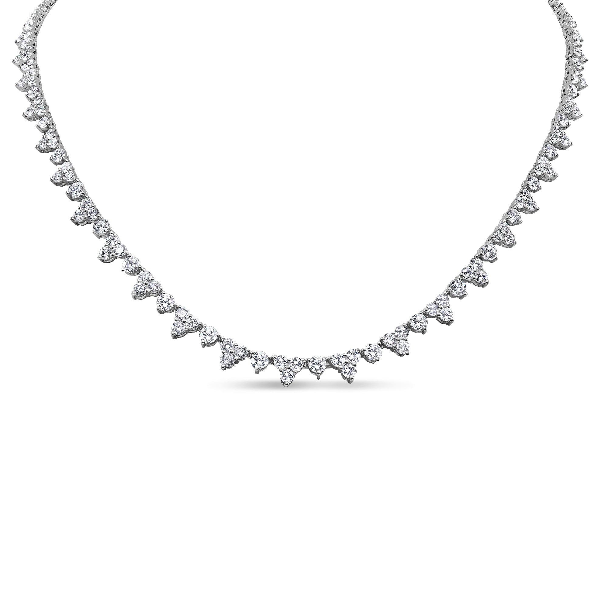 The Trinity Diamond Adjustable Necklace