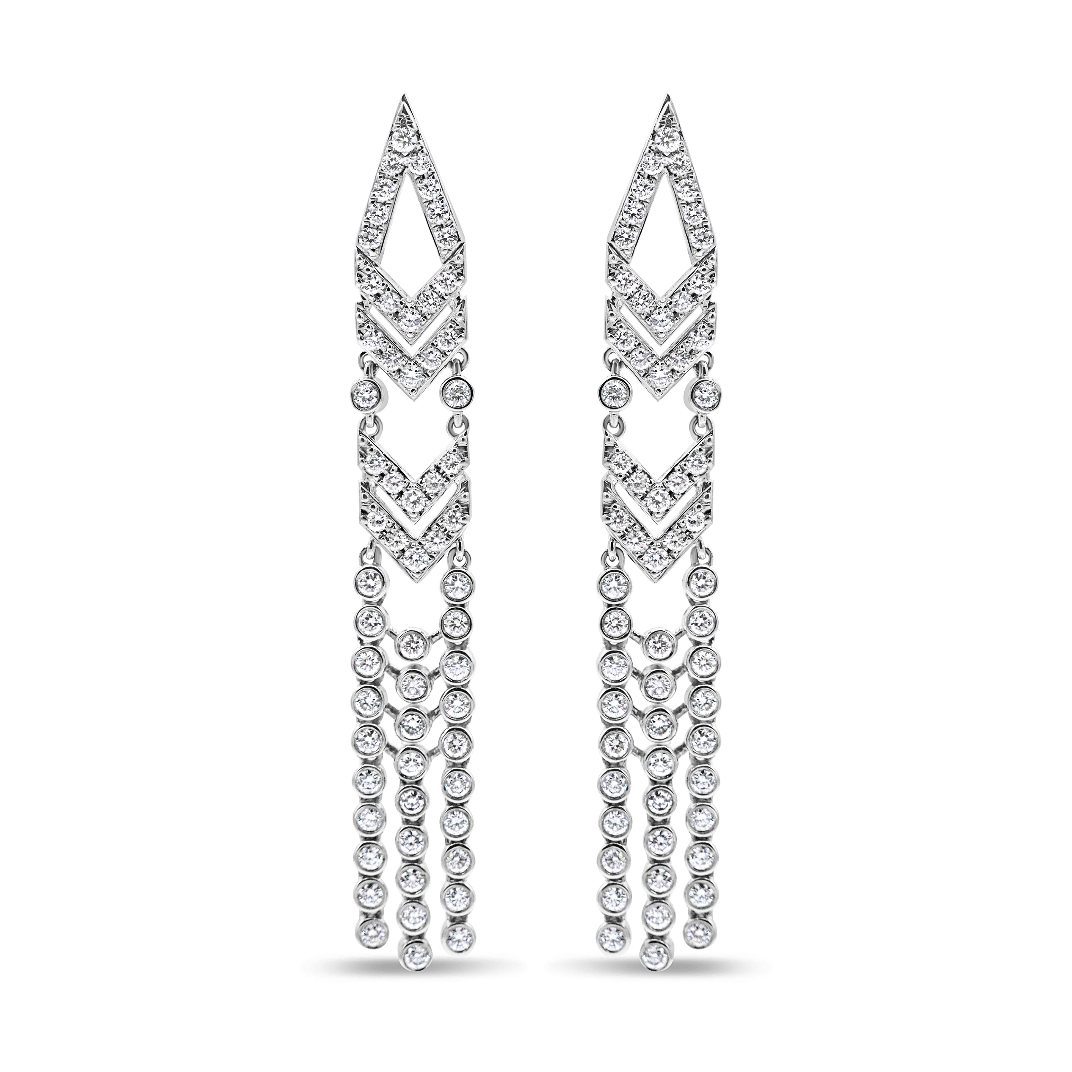 Retro Diamond Dangle