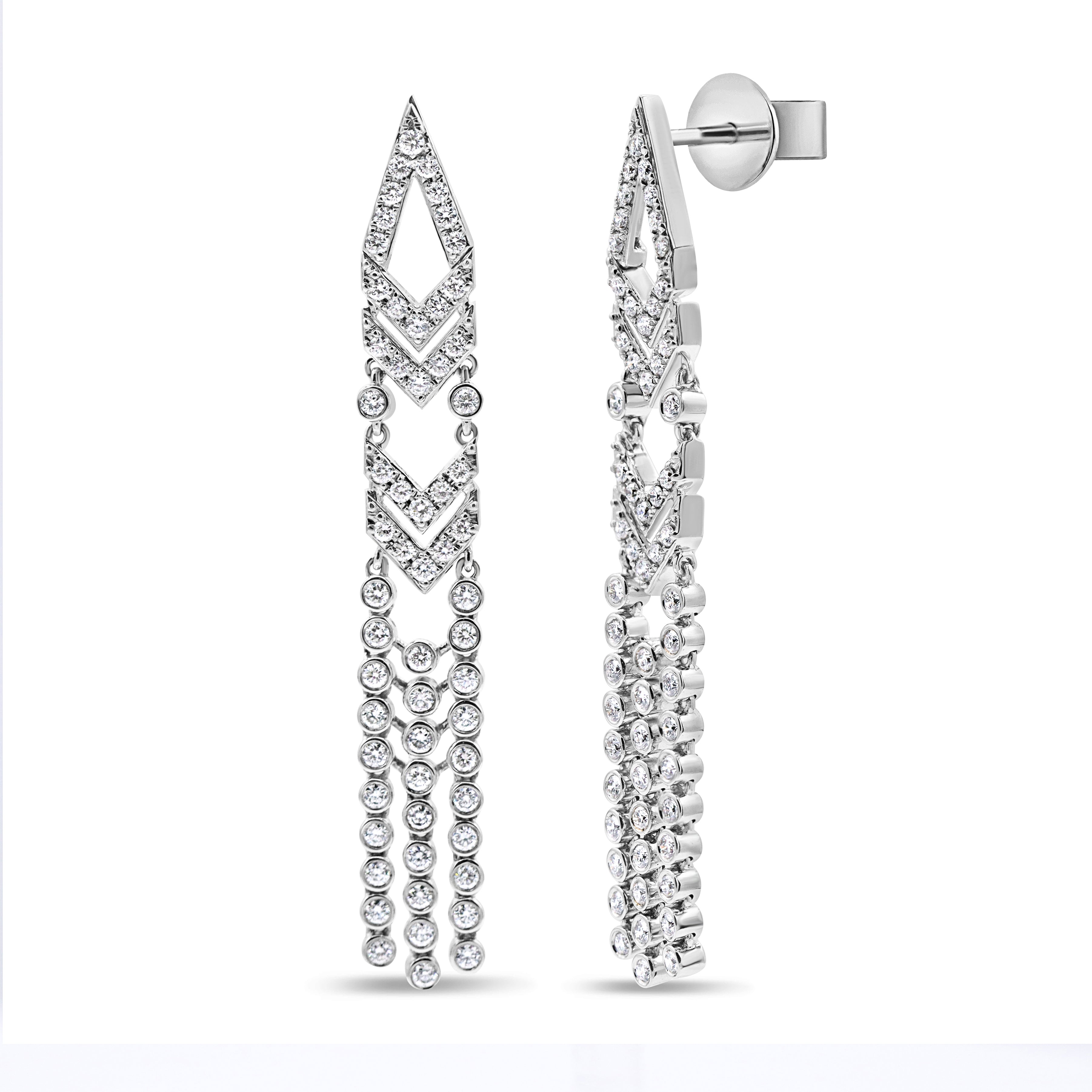 Retro Diamond Dangle