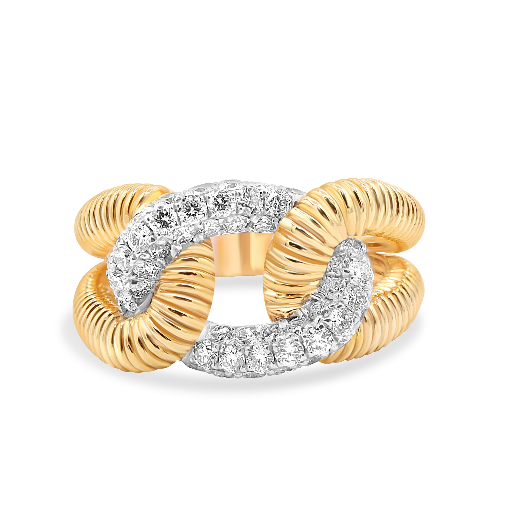 Chain Diamond Ring
