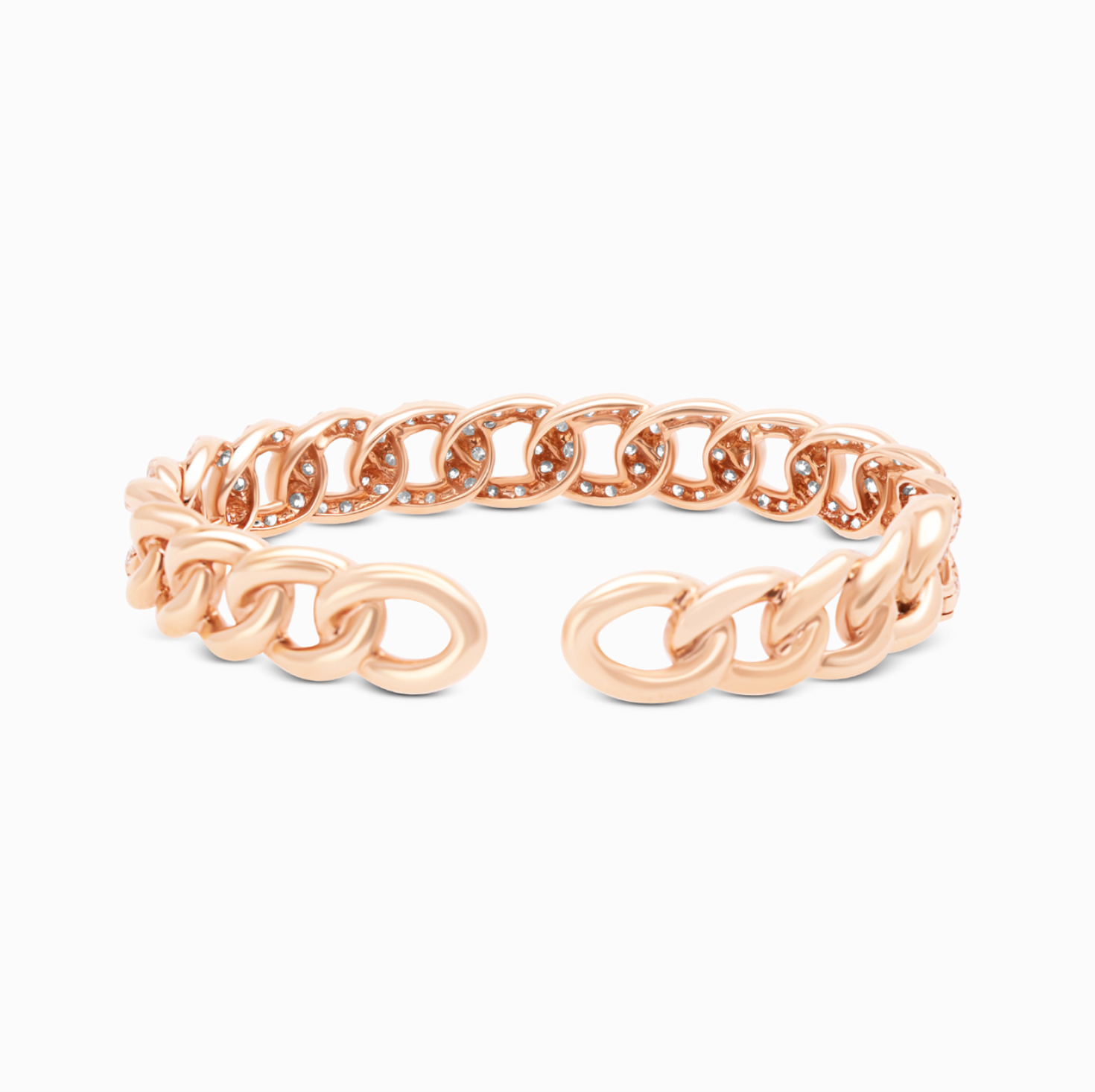 Vessica Piscis Open Diamond Bangle