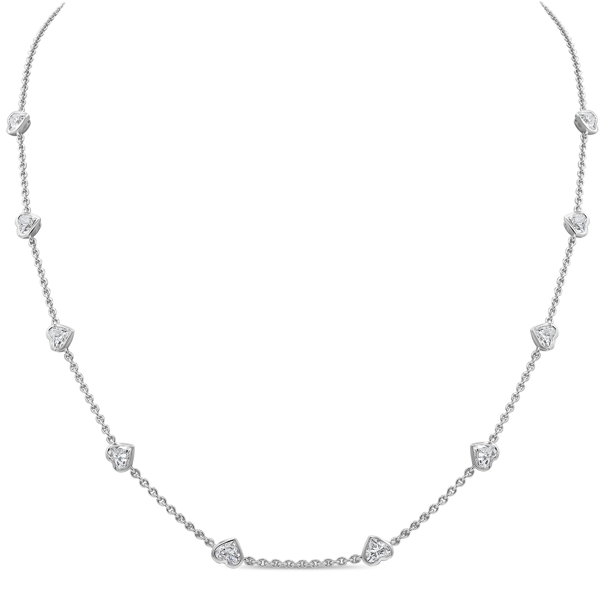 Lab Grown Heart Diamond Necklace