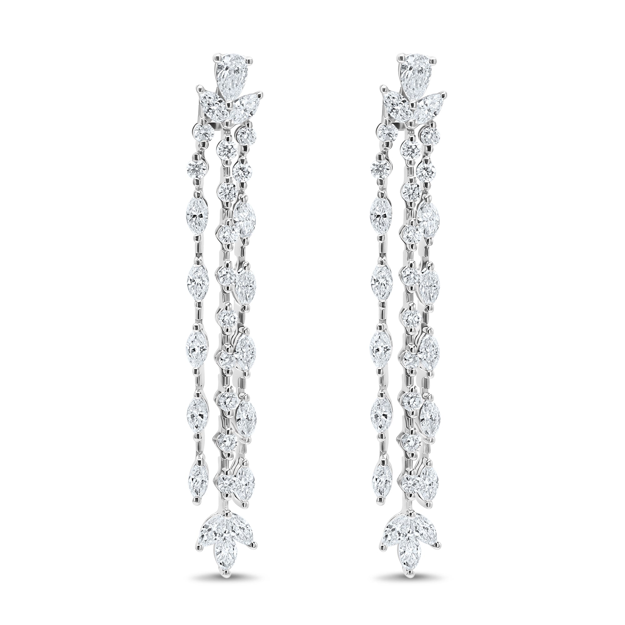 Diamond Chandelier Earrings