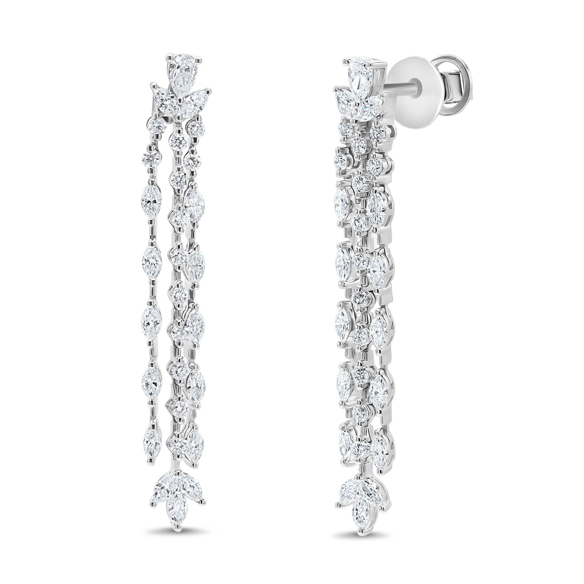 Diamond Chandelier Earrings