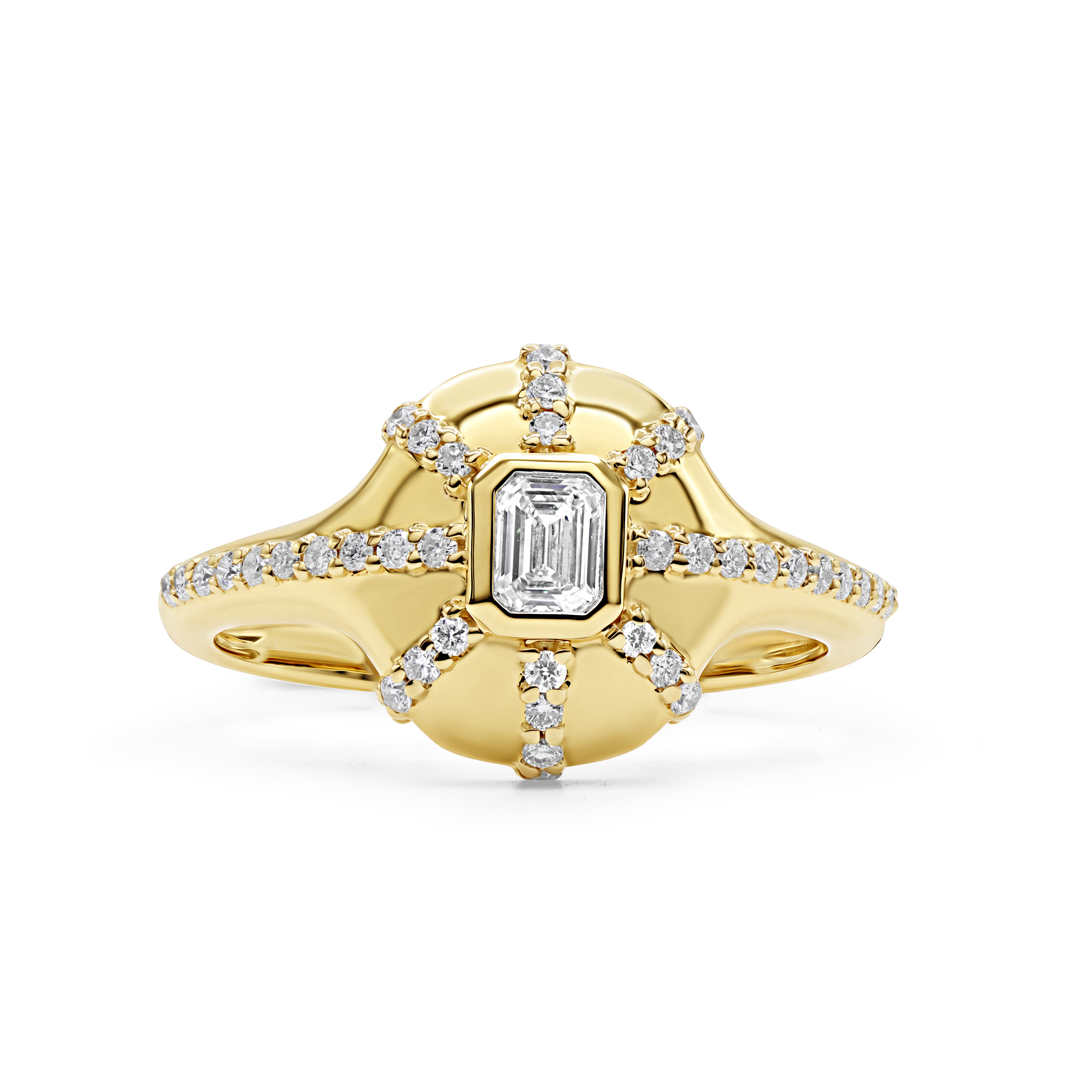 The Diamond Starburst Ring