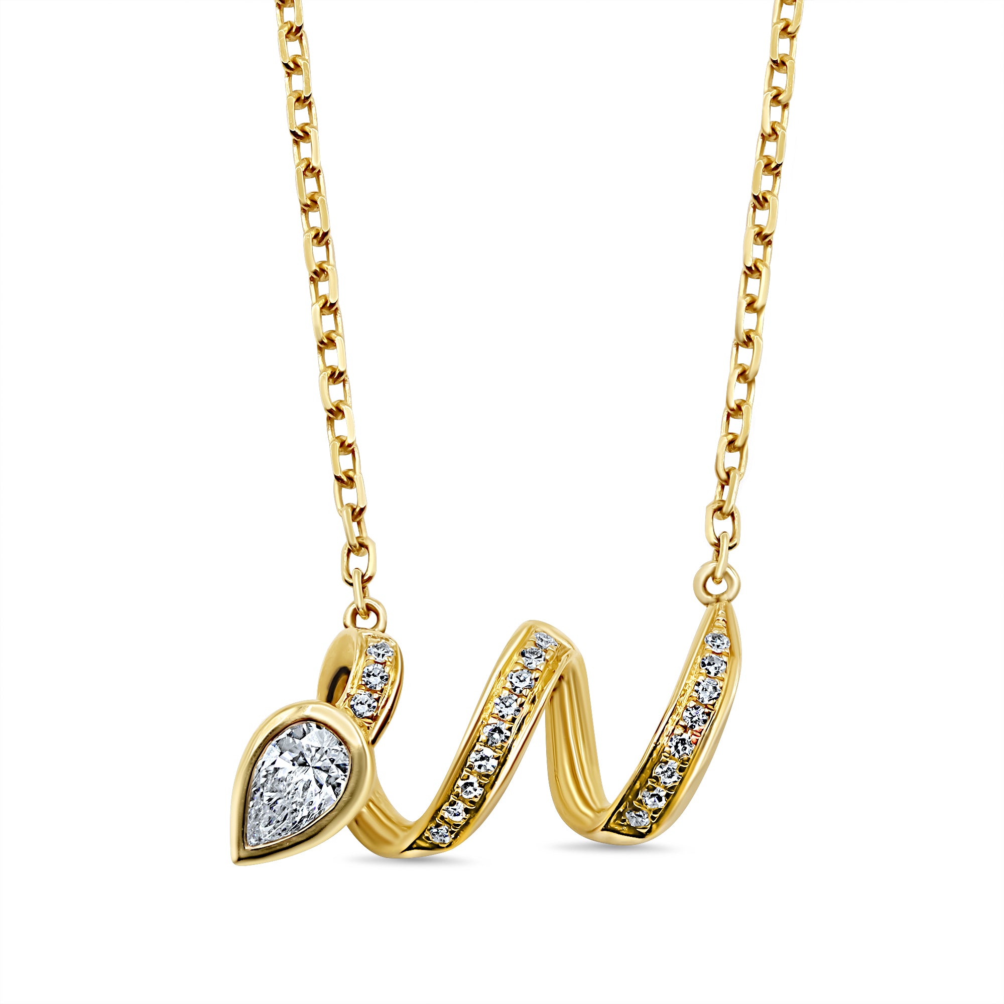 The Diamond Snake Pendant