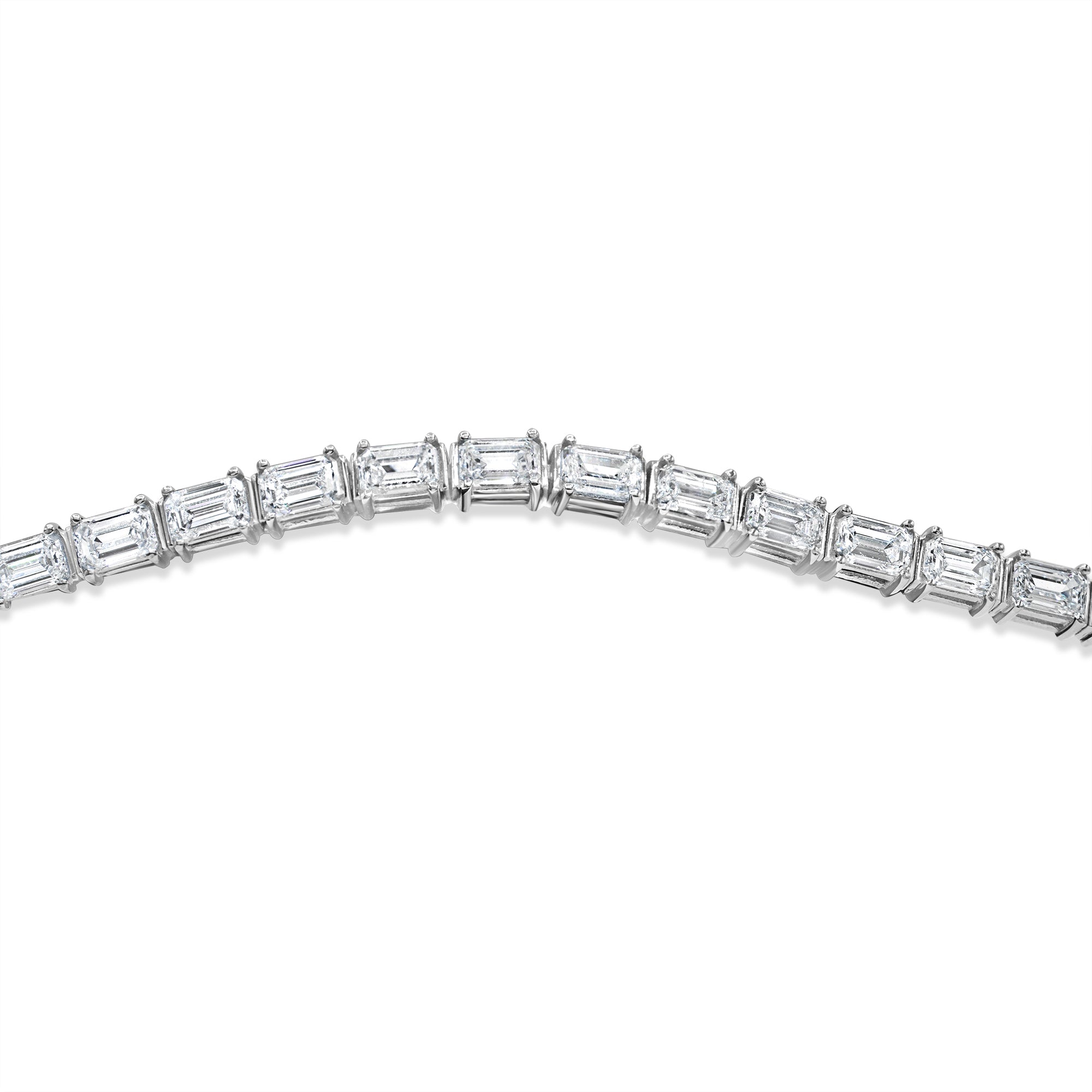 East West Emerald Cut Bracelet